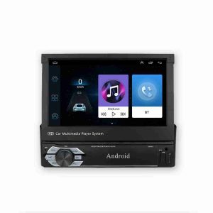 Sistema de som para automóvel Single DIN Flip Out