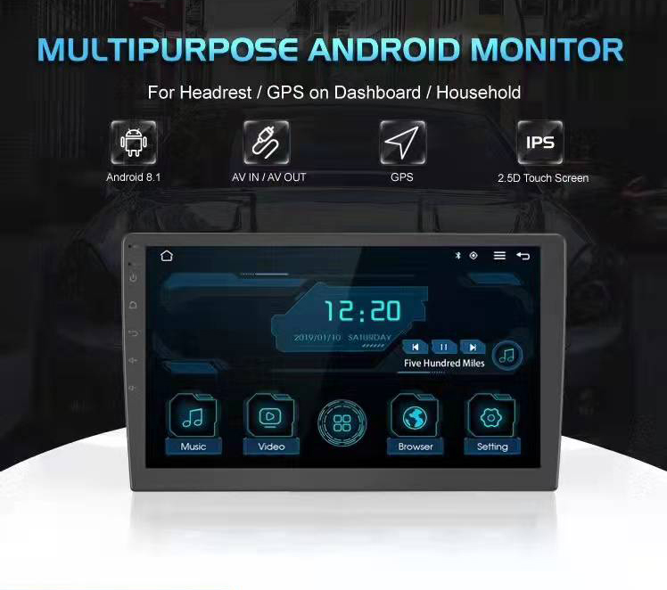 10.1 Inch Car Headrest Monitor