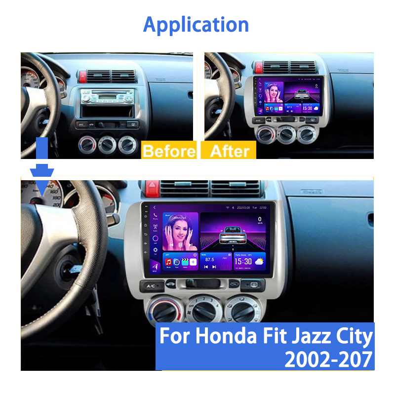 Honda City Jazz Car android frame - SKY Universe Honda City Jazz Car android frame