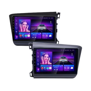 Moldura android para automóvel Honda Civic 2012-2015