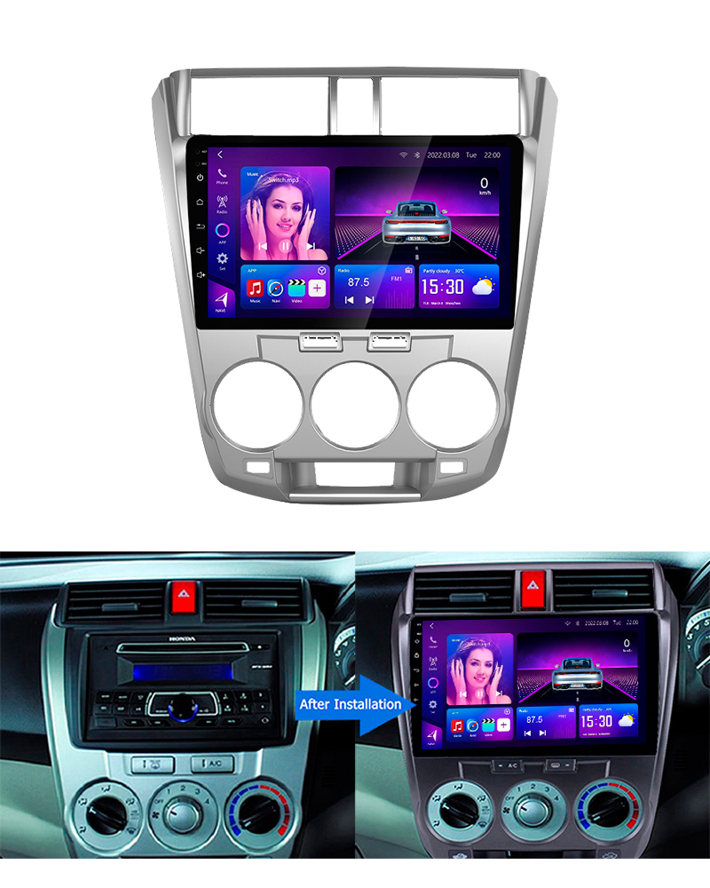 Honda City 2008-2013 car android frame - SKY Universe Honda City 2008-2013 car android frame