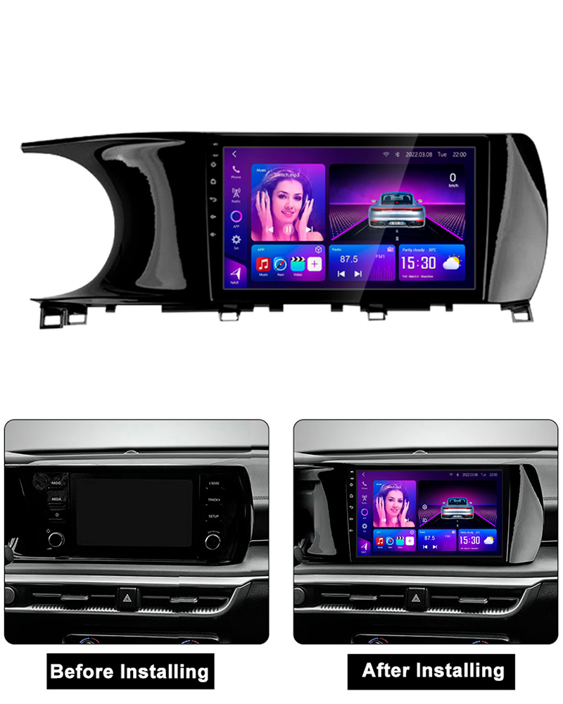 Kia K5 3 III 2020-2021 carro android Quadro